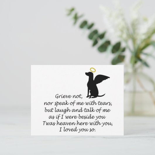 Ik hield zo van je briefkaart (Staand voorkant)