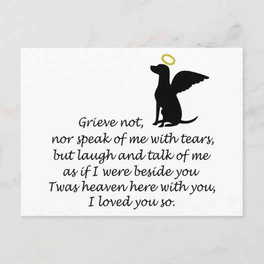 Ik hield zo van je briefkaart (Voorkant)