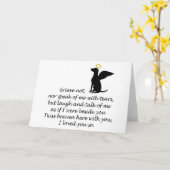 Ik hield zo van je kaart (Gele Bloem)