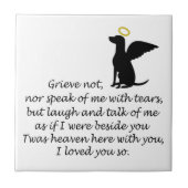 Ik hield zo van je tegeltje (Voorkant)