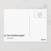 Ik hielp de Goldeneagle van het oude Orchard stran Briefkaart (Achterkant)