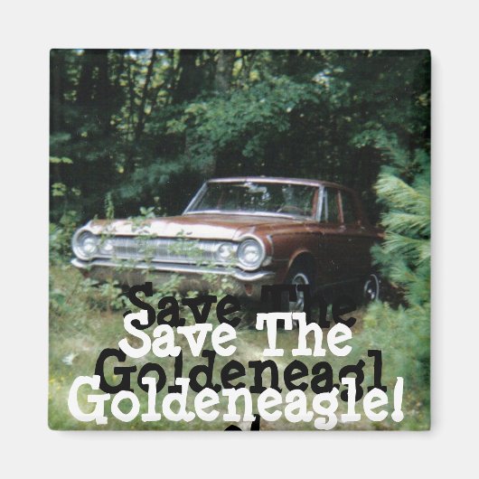 Ik hielp de Goldeneagle van het oude Orchard stran Magneet (Voorkant)