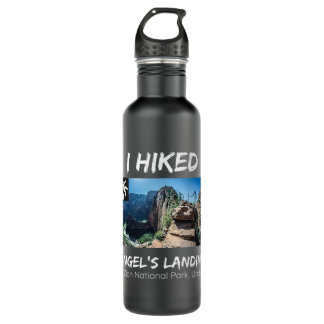 Ik Hiked Angel's landende Zion National Park Utah  Waterfles