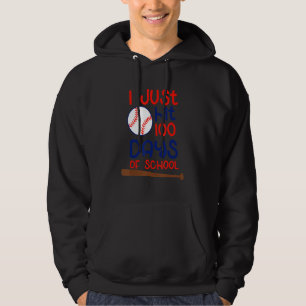 Ik hing 100 dagen lang bij de honkbal, 100e dag va hoodie