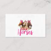 Ik hing gewoon met mijn paarse bloem. visitekaartje (Achterkant)