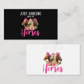 Ik hing gewoon met mijn paarse bloem. visitekaartje (Voorkant / Achterkant)