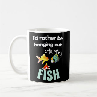 Ik hing liever uit met mijn visgezelschap Aquarium Koffiemok