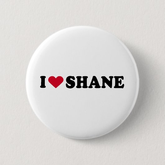 IK HOE IK VAN SHANE RONDE BUTTON 5,7 CM (Voorkant)