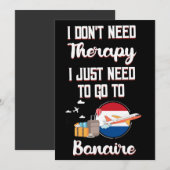 Ik hoef alleen maar naar Bonaire te gaan Kaart (Voorkant / Achterkant)