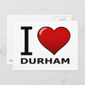 IK HOEF DURHAM, NC - NOORD CAROLINA BRIEFKAART (Voorkant / Achterkant)