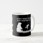 Ik hoef geen snelle (grizzly) koffie-Mok te zijn Koffiemok (Voorkant rechts)