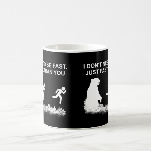 Ik hoef geen snelle (grizzly) koffie-Mok te zijn Koffiemok (Center)