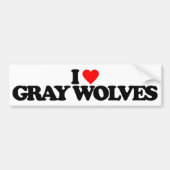 IK HOEF GRAY WOLVES BUMPERSTICKER (Voorkant)