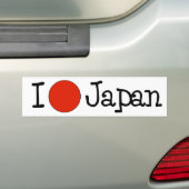 IK HOEF JAPAN BUMPERSTICKER (Op auto)