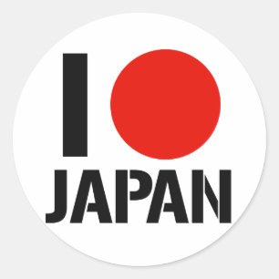 IK HOEF JAPAN RONDE STICKER