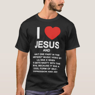 IK HOEF JESUS - LIL NAS X MONTERO T-SHIRT