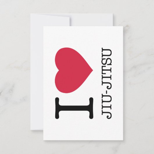 IK HOEF JIU JITSU KAART (Voorkant)