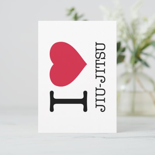 IK HOEF JIU JITSU KAART (Staand voorkant)