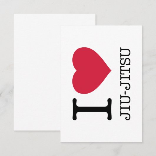 IK HOEF JIU JITSU KAART (Voorkant / Achterkant)