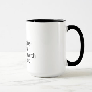 Ik hoef niet te worden vertrouwd in een boekwinkel mok