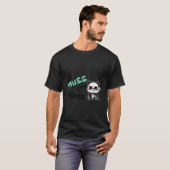 Ik hoef niets te doen Grim Panda-beeldje T-shirt (Voorkant volledig)