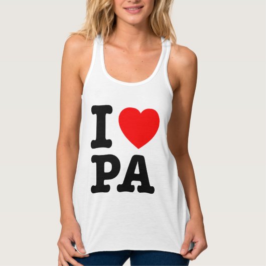 IK HOEF PA Pennsylvania Tanktop (Voorkant)