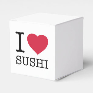IK HOEF VAN SUSHI BEDANKDOOSJES