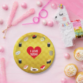 IK HOEF VAN SUSHI PAPIEREN BORDJE (Feest)