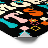 Ik hoi im de moeder is me mama Moederdag groovy Poster (Hoek)