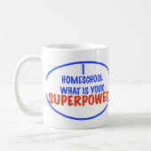 Ik Homeschool wat is je Superpower? Koffiemok (Links)