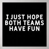 Ik hoop alleen dat beide teams hebben gefaald poster (Voorkant)