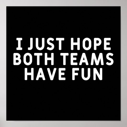 Ik hoop alleen dat beide teams hebben gefaald poster (Voorkant)