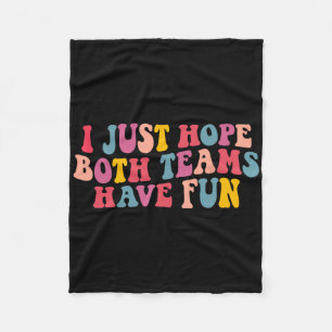 Ik hoop alleen maar dat beide teams hebben gefaald fleece deken