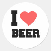 IK HOOP BEER RONDE STICKER (Voorkant)