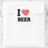 IK HOOP BEER RONDE STICKER (Tas)