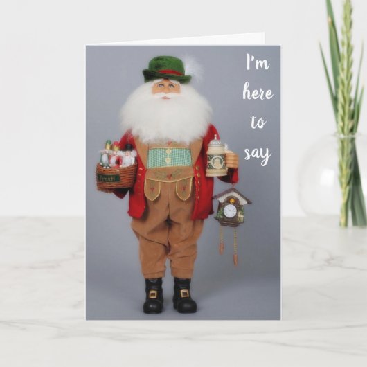 IK HOOP DAT AL JE "KERSTWENSEN" UITKOMEN KAART (Voorkant)