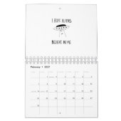 Ik hoop dat Aliens geloven in mij Kalender (Feb 2027)