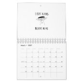 Ik hoop dat Aliens geloven in mij Kalender (Mar 2027)