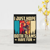 Ik hoop dat beide teams plezier hebben in het Foot Kaart (Gele Bloem)