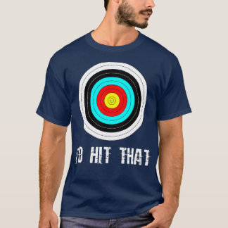 Ik hoop dat de schietpartij op de Archery doelwit T-shirt
