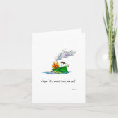 "Ik hoop dat deze e-mail je goed vindt", blanco ka Kaart (Voorkant)