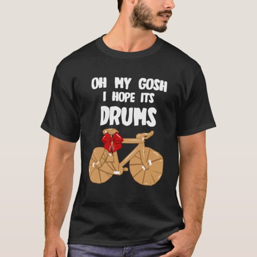 Ik hoop dat het Drums is T-shirt (Voorkant)