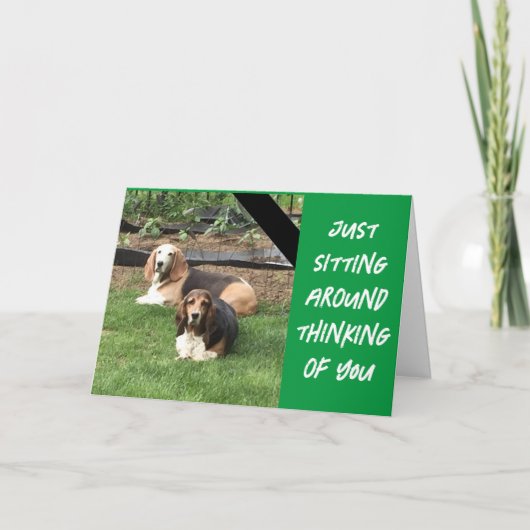 IK HOOP DAT IK EEN GELUKKIGE VERJAARDAG HEB KAART (Voorkant)