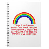 Ik hoop dat ik het zal hebben notitieboek (Voorkant)