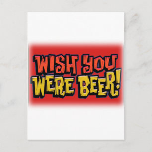 Ik hoop dat je bier alcohol drink briefkaart