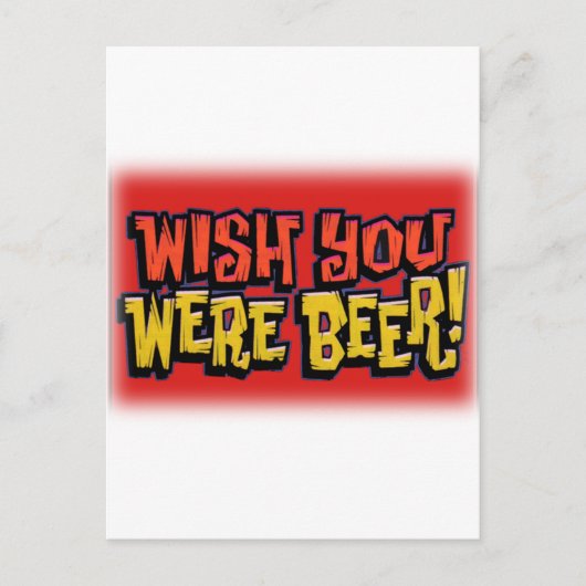 Ik hoop dat je bier alcohol drink briefkaart (Voorkant)