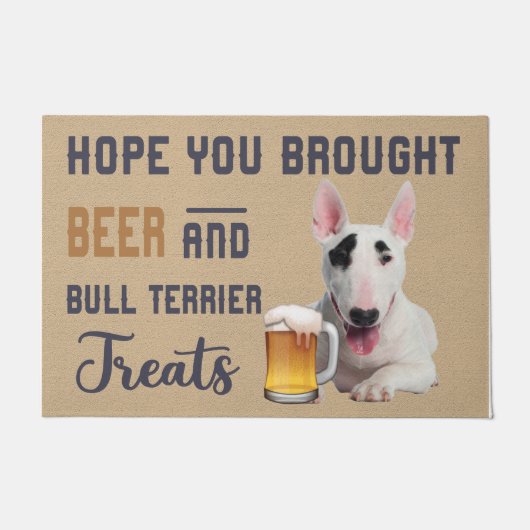 Ik hoop dat je bier en stierenmolen heeft meegebra deurmat (Voorkant)