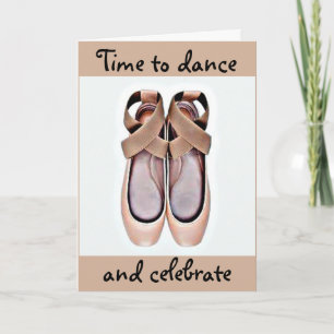 IK HOOP DAT JE BIRTHDAY-KAART (BALLET SLIPPERS) GE KAART