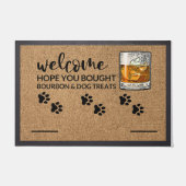 Ik hoop dat je Bourbons en Dog-behandelingen hebt  Deurmat (Voorkant)
