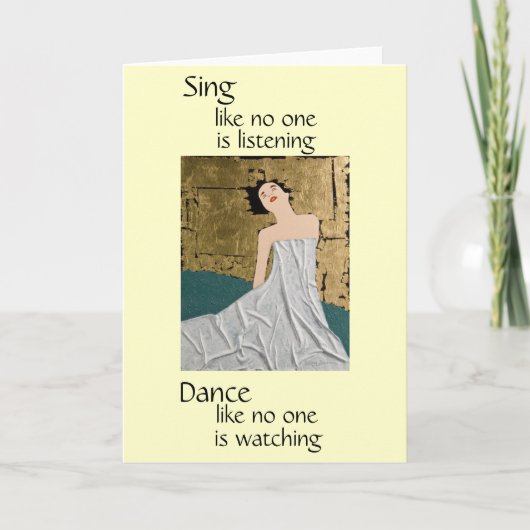 Ik hoop dat je dans kaart (Voorkant)